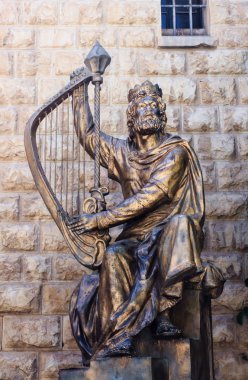 Heykel Kral David, Jerusalem, İsrail
