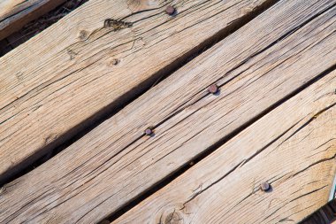 eski ahşap köprü Nehri kurulu