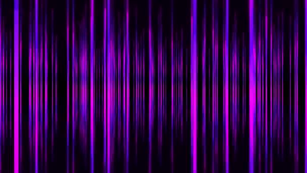 Avancer à travers les lignes magenta dans l'espace 