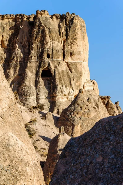 Landscape of natural rock formation Imagination or Devrent Valley, Cappadocia, Goreme, Turkey. — Stock Photo, Image