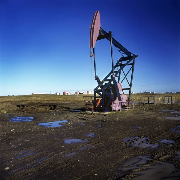 Čerpadlo olejové extrakce — Stock fotografie