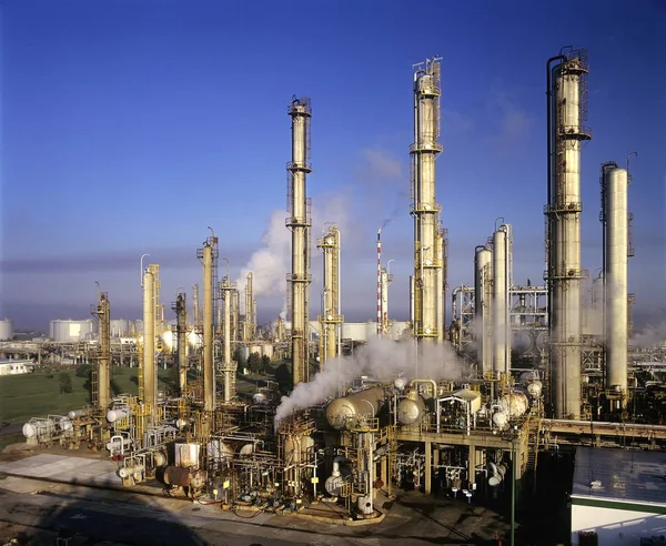 Olieraffinaderij in Argentinië Rechtenvrije Stockfoto's