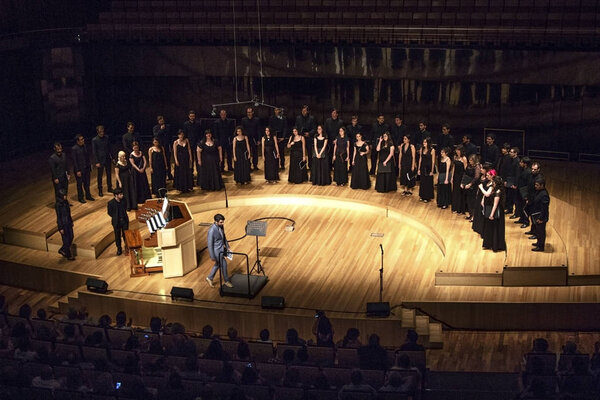 Choir group in Buenos Aires