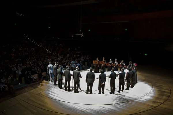 Chorgruppe in Buenos aires lizenzfreie Stockbilder