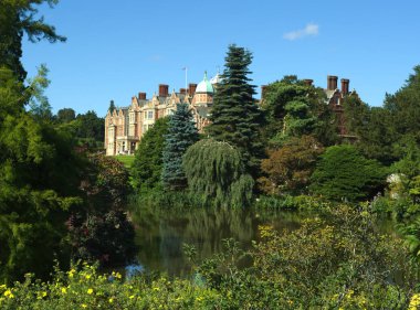 Sandringham House Norfolk İngiltere ' de Kraliçe Elizabeth için kırsal geri çekilme