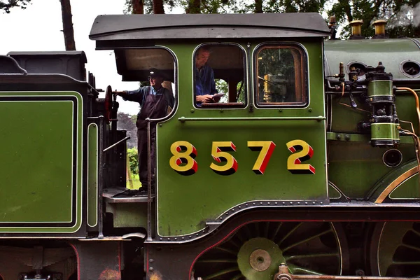 Steam locomotive in England — Stock Photo, Image