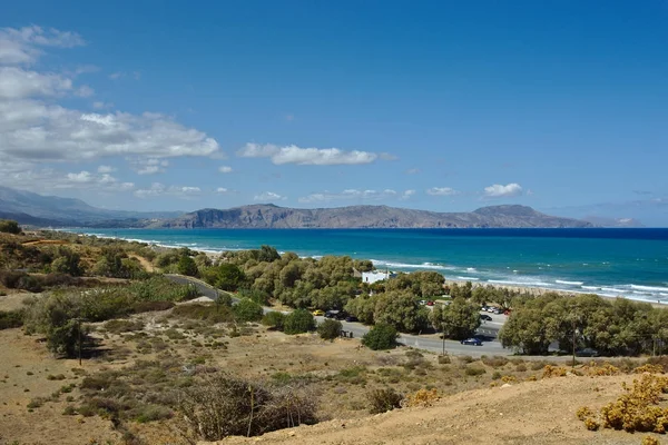 Apokoronos coast and Drapano peninsula — Stock Photo, Image