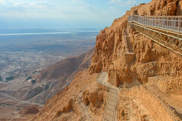 Masada Kalesi harabeleri, İsrail