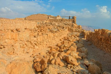 Masada Kalesi harabeleri, İsrail
