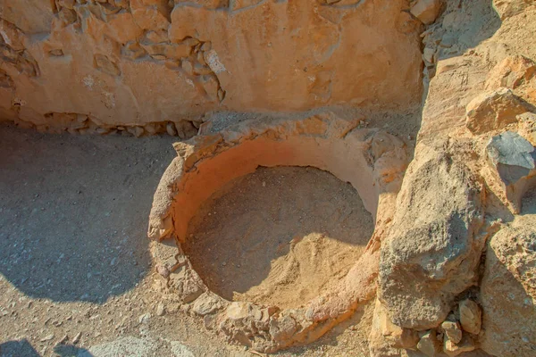 Ruinas de la fortaleza de Masada, Israel — Foto de Stock