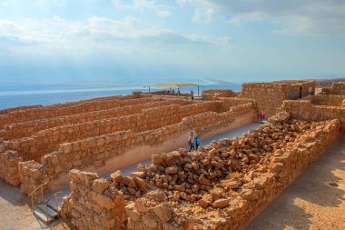 Masada Kalesi harabeleri, İsrail