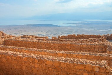 Masada Kalesi harabeleri, İsrail