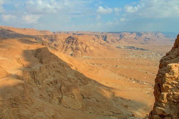 Pohled z pevnosti masada, Izrael — Stock fotografie