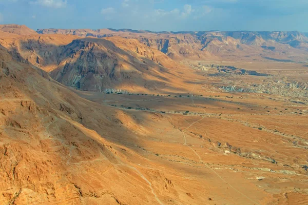 Widok z twierdzy masada, Izrael — Zdjęcie stockowe