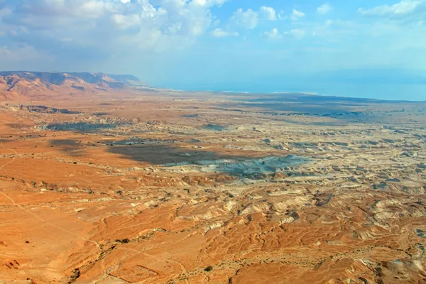 Vista da fortaleza de Masada, Israel — Fotografia de Stock