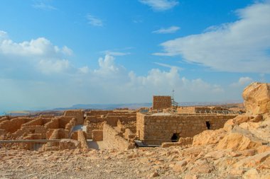 Masada Kalesi harabeleri, İsrail