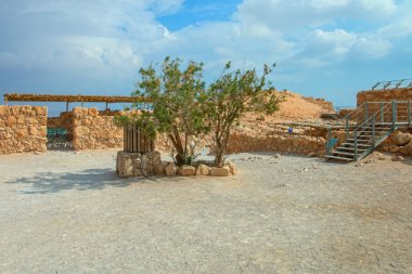 Masada Kalesi harabeleri, İsrail
