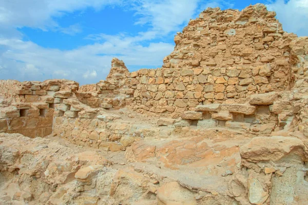 Rovine della fortezza di Masada, Israele — Foto Stock