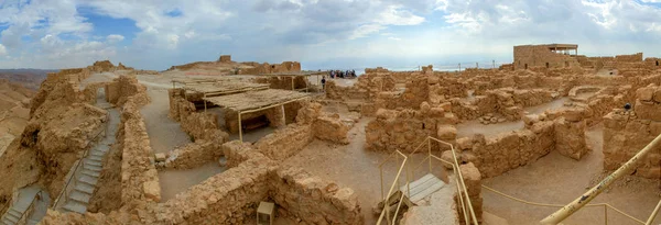 Masada Kalesi harabeleri, İsrail