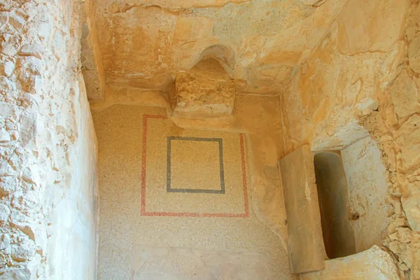 Ruínas da fortaleza de Masada, Israel — Fotografia de Stock