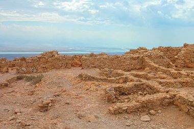 Masada Kalesi harabeleri, İsrail
