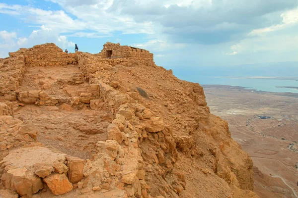 Ruiny twierdzy Masada, Izrael — Zdjęcie stockowe