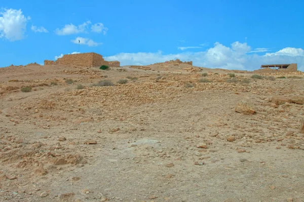 Zřícenina pevnosti Masada, Izrael — Stock fotografie