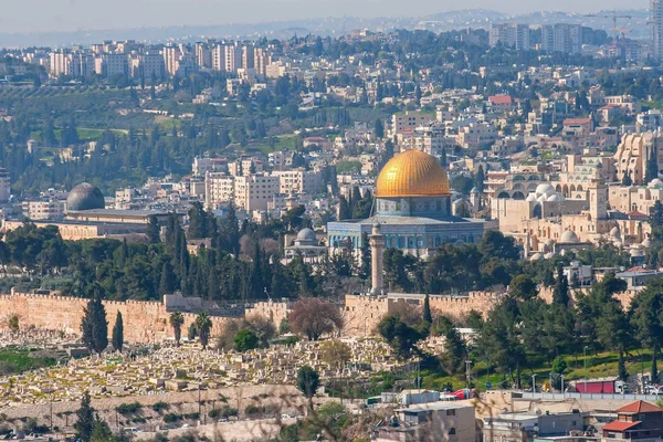 Jerusalén, Israel, vista de la ciudad —  Fotos de Stock