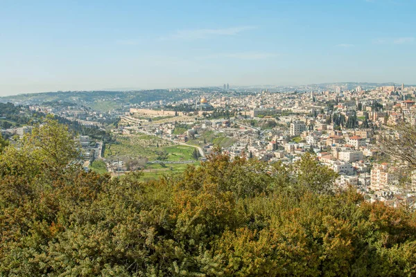 Jerusalem, israel, blick auf die stadt — Stockfoto