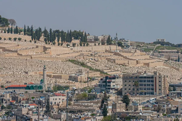 Иерусалим, Израиль, вид на город — стоковое фото