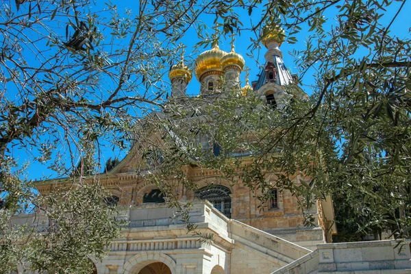 Kostel Máří Magdalény, Jeruzalém, Izrael — Stock fotografie