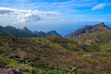 Tenerife dağlık manzara