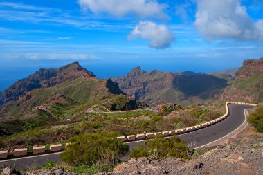 Tenerife dağlık manzara