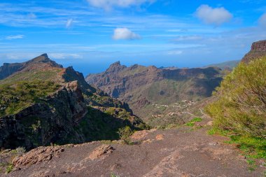 Tenerife dağlık manzara