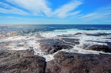 Tenerife kayalık sahil