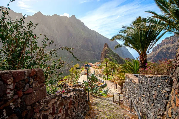 Masca köyü. Kanarya Adaları. Tenerife. İspanya