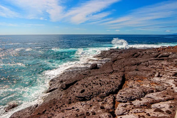 Tenerife costa rocciosa — Foto Stock