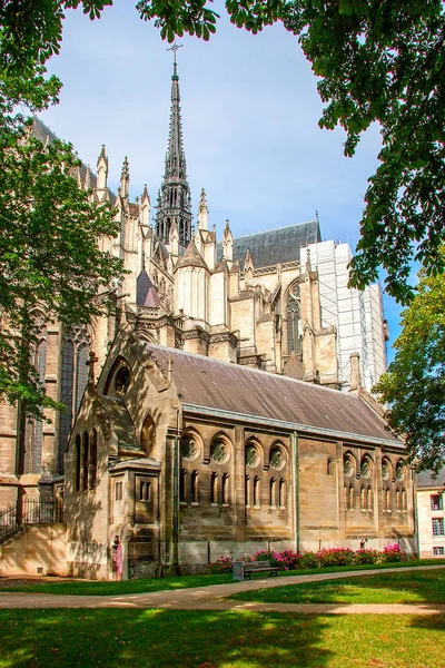 Cathédrale d'Amiens. Architecture gothique française — Photo