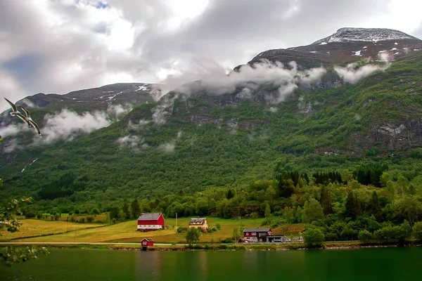 전통적인 노르웨이 풍경 — 스톡 사진