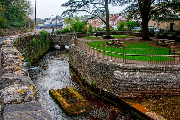 Dorp van de Cheddar, Somerset, Verenigd Koninkrijk — Stockfoto