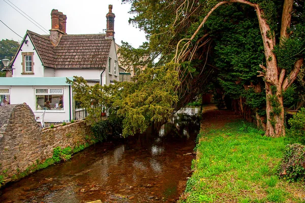 Cheddar village, Somerset, Reino Unido — Foto de Stock