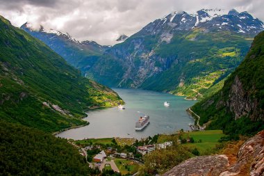 Geiranger fjord, Norway clipart