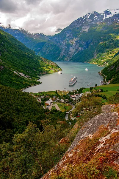 Geiranger fjord, Norway — Stock Photo, Image