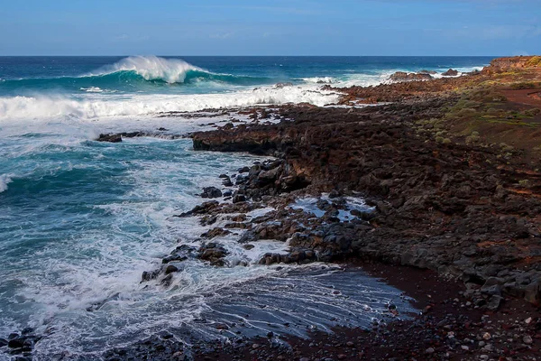 Tenerife costa rocosa — Foto de Stock