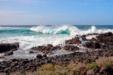 Tenerife kayalık sahil