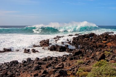 Tenerife kayalık sahil