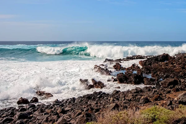 Tenerife rocky coast — Stock Photo, Image