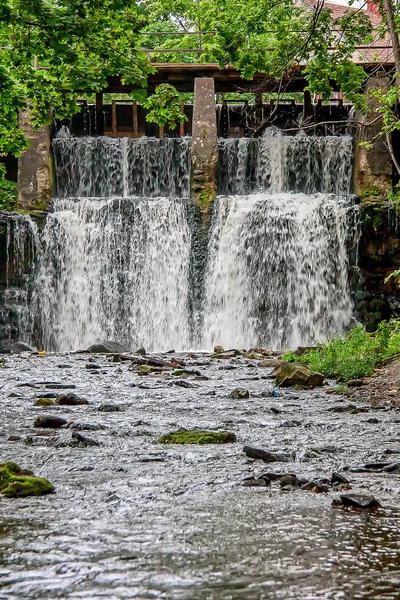 Aleksupite vattenfall i Kuldiga — Stockfoto