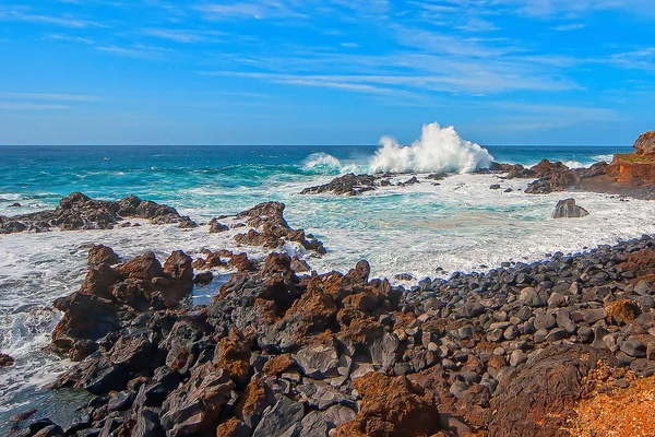 Costa rochosa de Tenerife — Fotografia de Stock