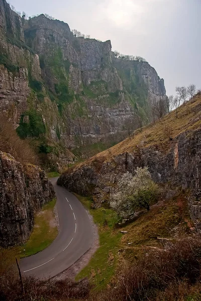 Cheddar byn, Somerset, Storbritannien — Stockfoto